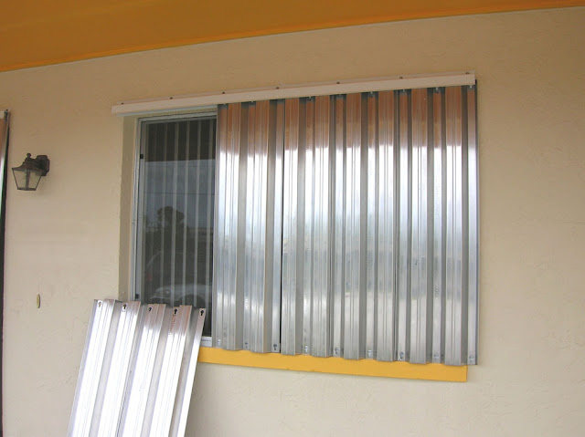 Accordion Hurricane Shutters