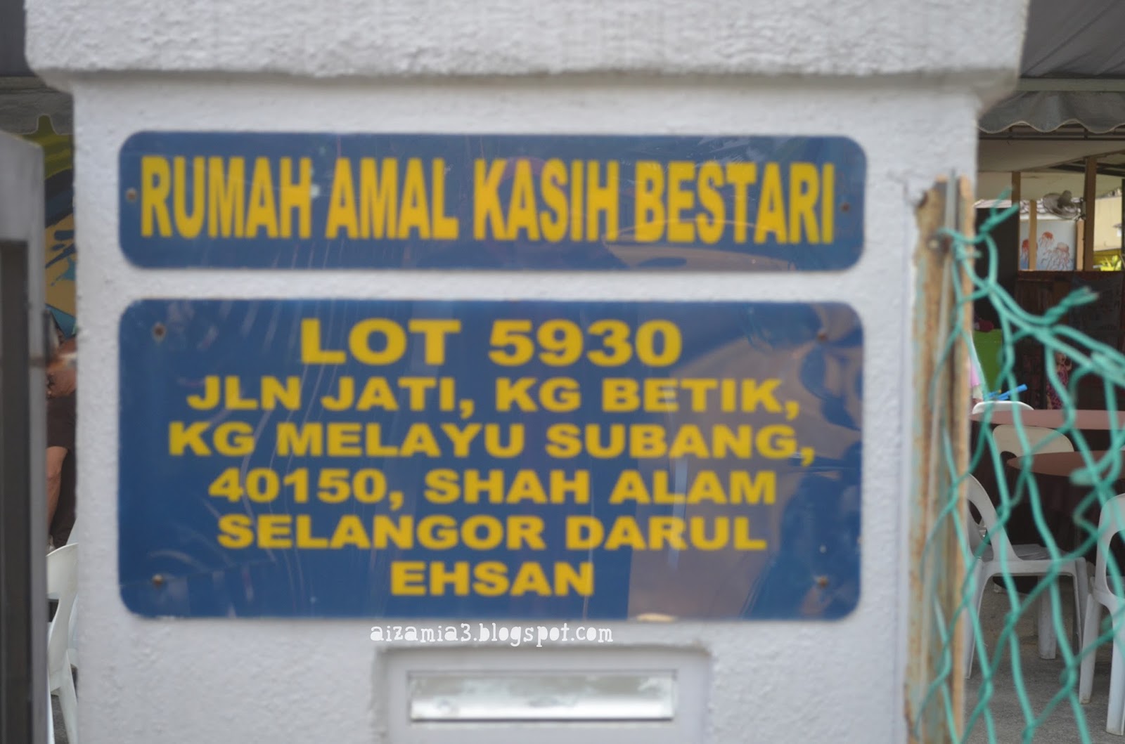 Aizamia3: Berbuka Puasa di Rumah Amal Kasih Bestari, Kg 