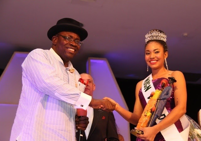 Miss Most Beautiful Girl in Nigeria 2013 winner Anna Ebiere Banner