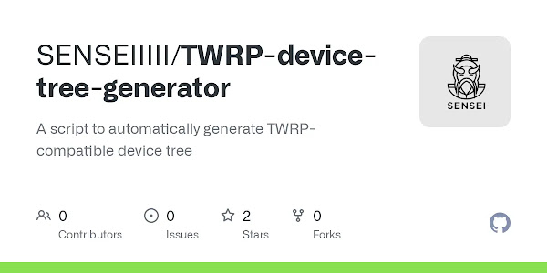 TWRP Device Tree Generator Tool 