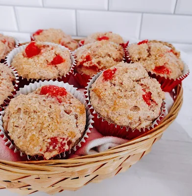 Cherry Vanilla Muffins