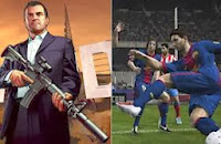 لعبة GTA 5 تنافس FIFA 14