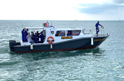 Satpolairud Karimun dan BKO Polairud Baharkam Polri Patroli Intens di Selat Malaka