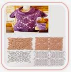  Blusa crochet con grannys