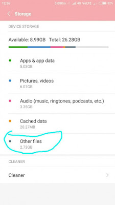 huge "Other files" folder