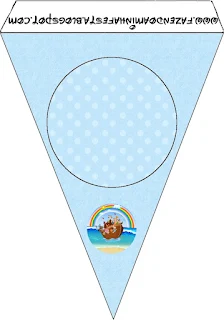 Noah´s Ark for Boys Free Printable Banner