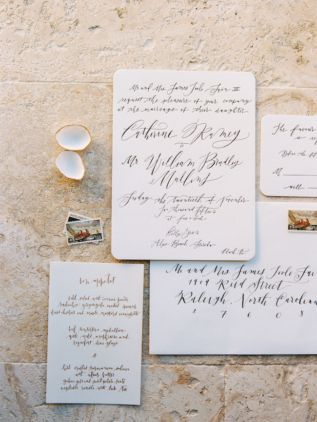 Bella Figura Wedding Invitations Charlie Whiskey Custom Wedding Calligraphy