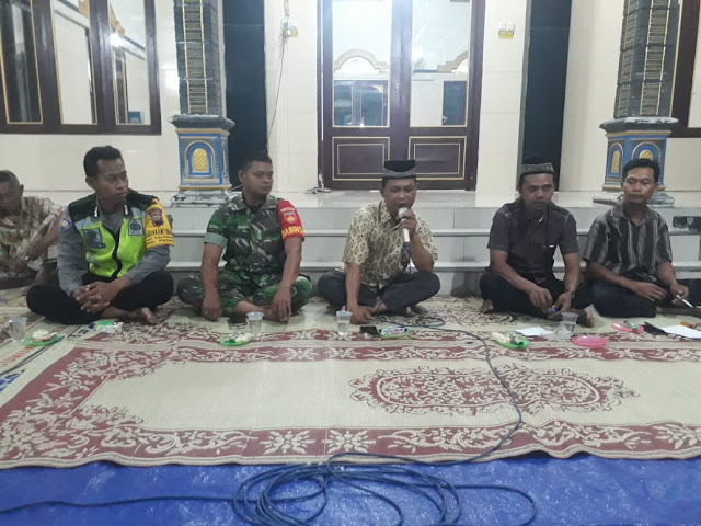 Babinsa Dan Bhabinkamtibmas Kompak Ikuti Kegiatan Warga Pedan