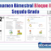 Examen Bimestral Bloque III Segundo Grado