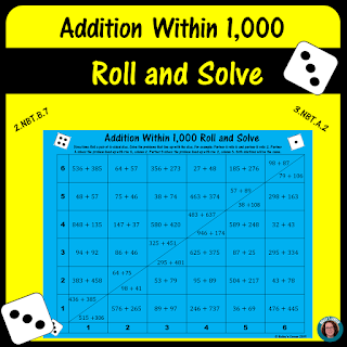  https://www.teacherspayteachers.com/Product/Addition-Within-1000-Roll-and-Solve-Math-Center-4288823