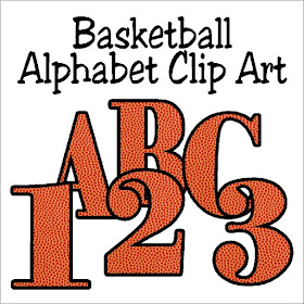 Decorate your favorite basketball scrap book pages or your basketball party printables with this fun Basketball alphabet. Each letter is filled with a background of the orange basketball and dimples to bring the basketball right into your projects.