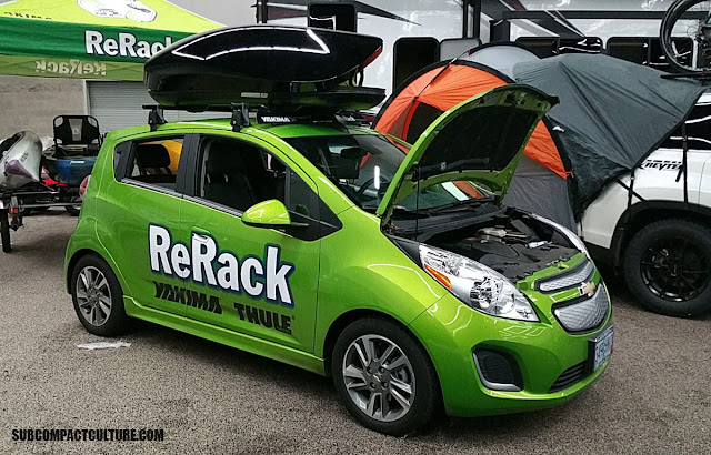 Chevrolet Spark EV with roof rack - SUBCOMPACT CULTURE