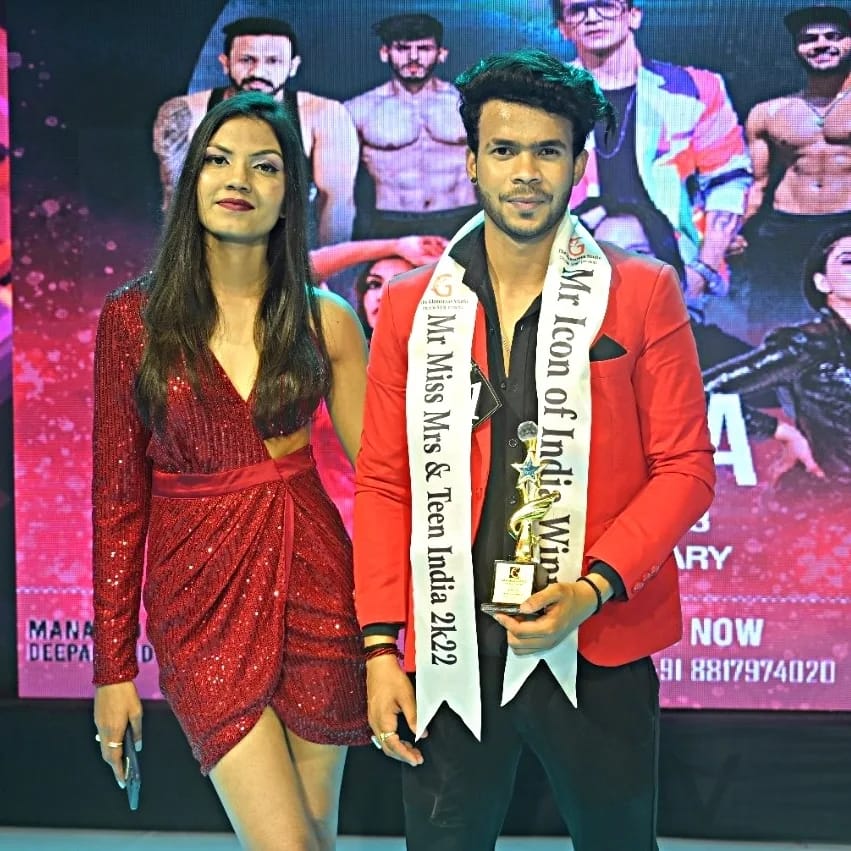 Royal Lucky Singh Rajput -An aspiring model from Ghaziabad is the first top MR ICON OF INDIA WINNER 2K22