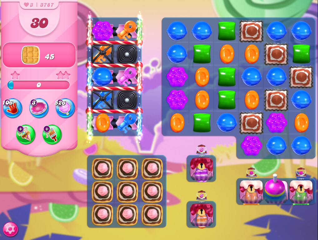 Candy Crush Saga level 3787