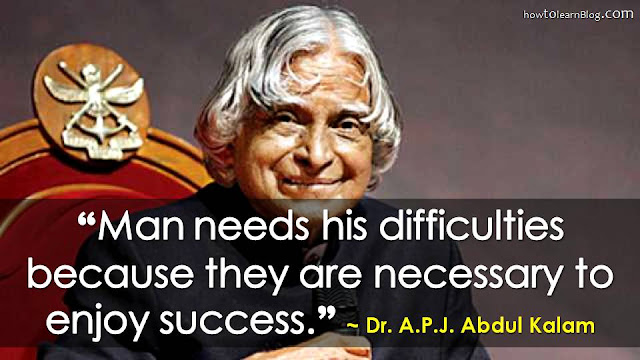 5 Motivational Quotes By Dr A P J Abdul Kalam