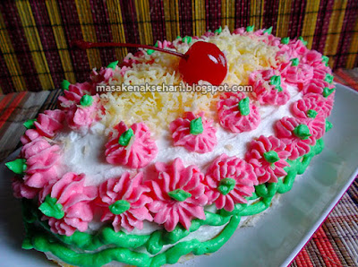 Resep Cake Kukus dengan Butter Cream Lembut