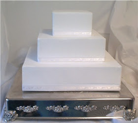 White Square Wedding Cakes Pictures, White Square Wedding Cakes, Square Wedding Cakes