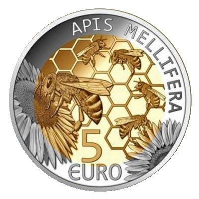 MONEDA DE LUXEMBURGO CON ABEJA - LUXEMBOURG COIN WITH BEE.