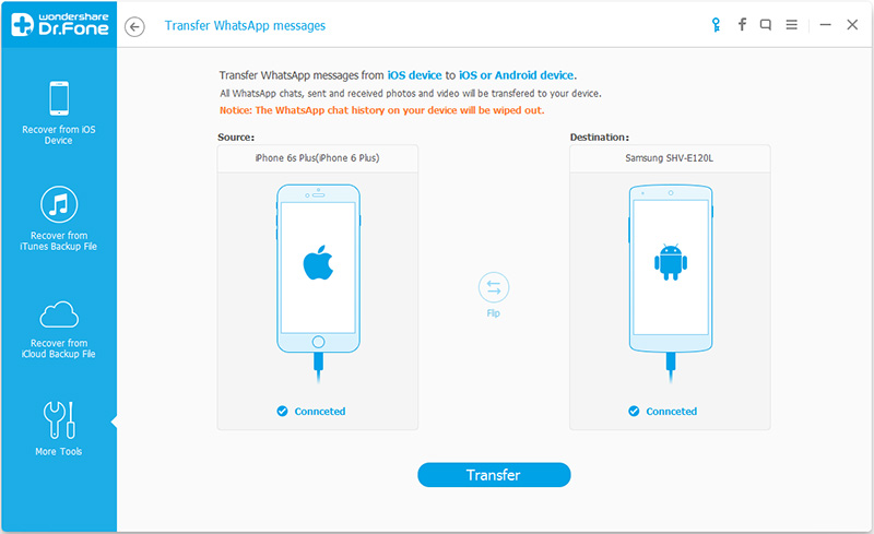 Transfer Pixel Recovery: Transfer WhatsApp Messages from ...