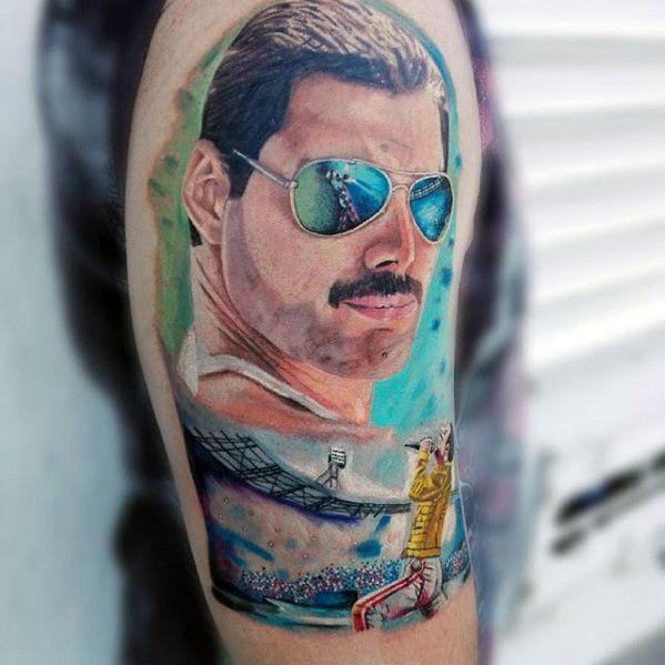 tatuagens do Freddie Mercury