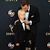 Dad goals. Liev Schreiber and his 7yr old son son attend Emmys in matching tuxedos