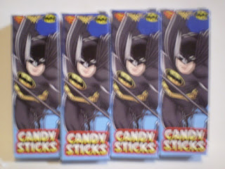 Front of Batman Candysticks box version 1