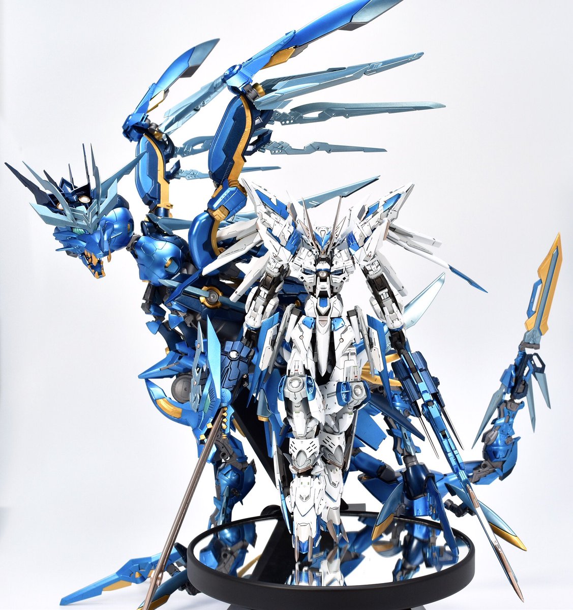 Custom Build Mg 1 100 Gundam Astray Blue Frame D Beautiful Overlord Gbwc 19 Gundam Kits Collection News And Reviews