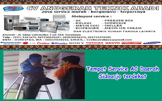 Tempat Service AC Daerah Sidoarjo terdekat 