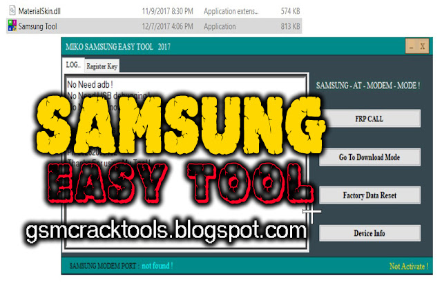 Miko SamSung Easy Tool Easy Bypass Frp Just One Click Free Download