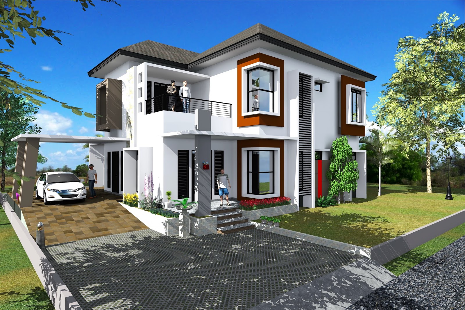  Rumah Dua Lantai  Type 380 2mdesain