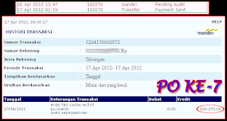 Payout ke-7 dari IndonesianKlik