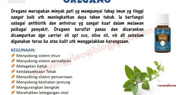 Me & Young Living: OREGANO