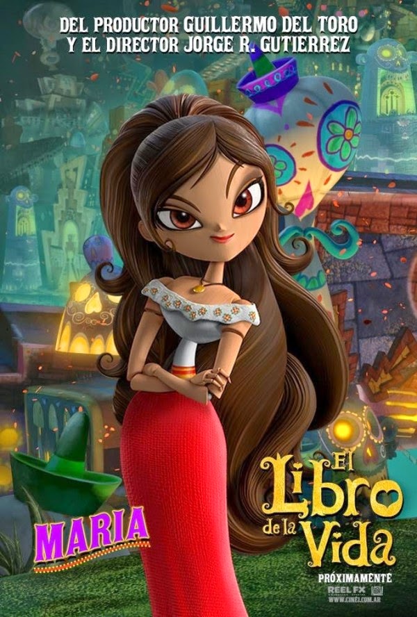 Pósters de personaje de El libro de la vida Pelicula Trailer