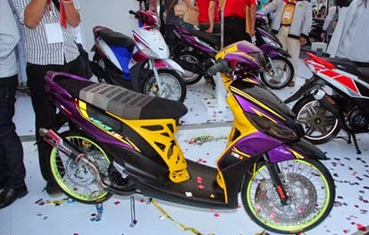 modifikasi motor mio z  paling bagus