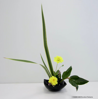 Ikebana-moribana-freestyle-wabisabi-escoladikebana