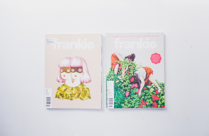 thrift store frankie magazines