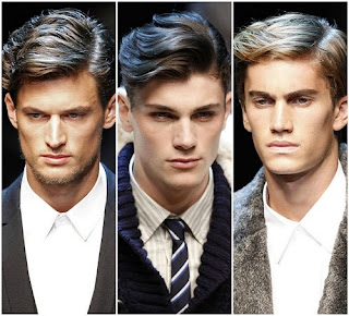 Old classic 1940s retro hairstyles for men