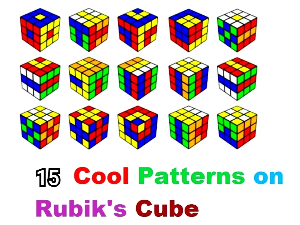 Rubik cube patterns