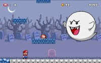 Help #Mario fend off the #Boos off Ghost island in #SuperMario Star Scramble! #HalloweenGames #SpookyGames