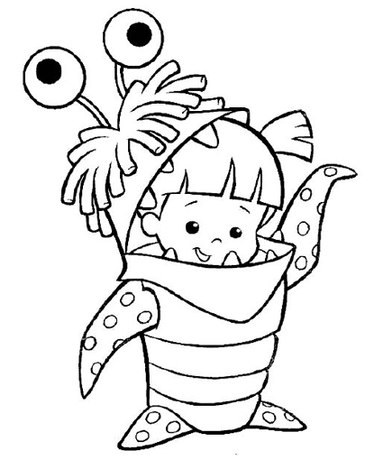 Monster Inc Coloring Pages