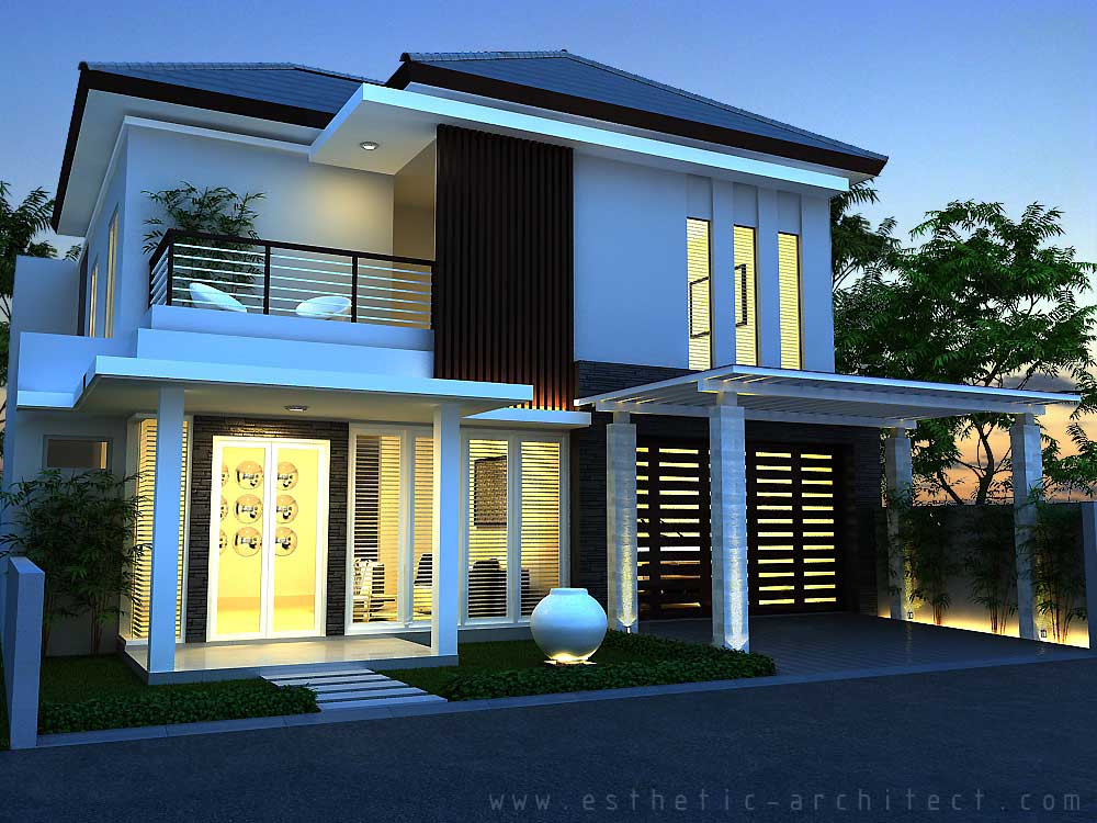 Contoh Gambar  Rumah  Minimalis Type 110 120 130 Terbaru