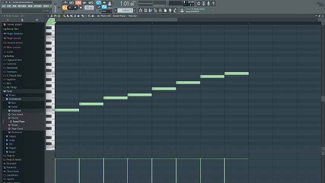 C Major Scale in FL Studio