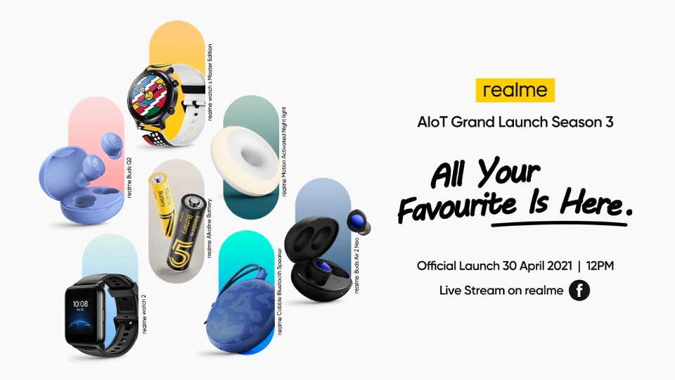 REALME WILL BE MAKING A SEASON 3 GRAND LAUNCH FOR ALL YOUR FAVOURITE AIOT DEVICES