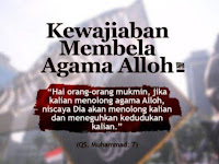 DIHINA KARENA MEMBELA AGAMA ALLAH ADALAH KEMULIAAN.