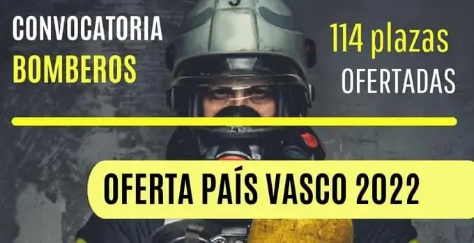 114 Plazas de bomberos País Vasco