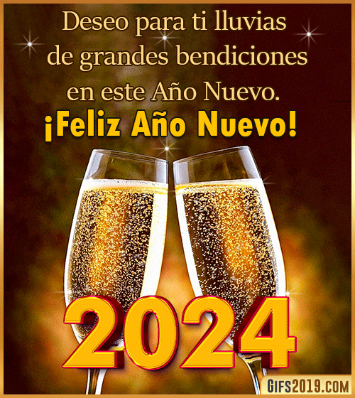 feliz año nuevo 2024 gif