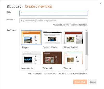 langkah membuat blog di blogspot untuk pemula membuat blog baru