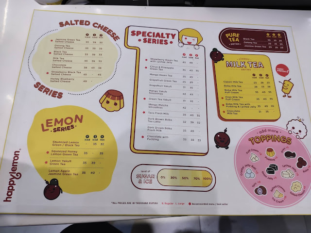 Happy Lemon (Tangerang); Aroma Tehnya Wangi