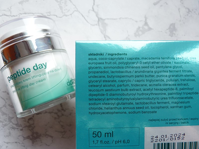 Dottore Cosmeceutici Peptide DAY skład inci ingredients