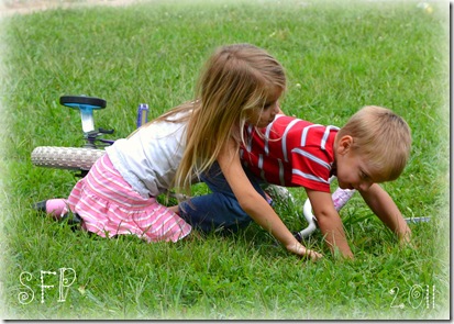Sarah helping Sam crash